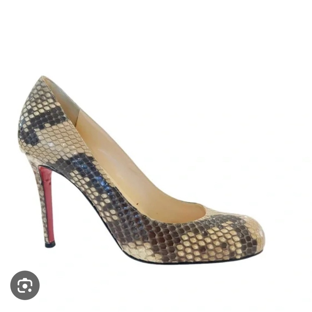 Christian Louboutin Snakeskin Pumps
